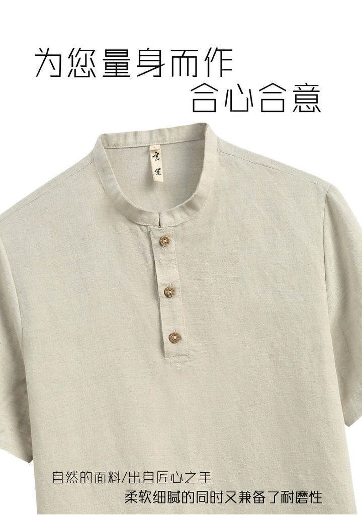 Linen Short Sleeve & Pant set