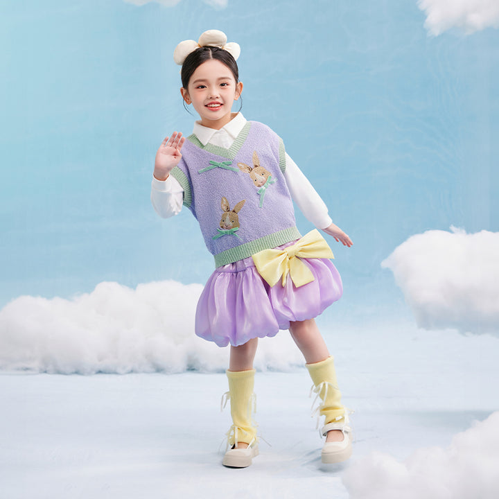 April Shimmer Bow Skirt 春日圆舞半身裙