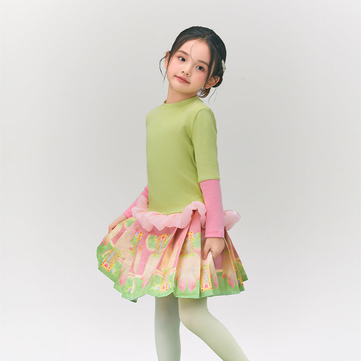 Glimmer Goldfish Pleaded Skirt 浮光跃金半裙