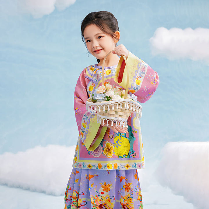 Garden of Spring Qi Jacket 有福有富旗装上衣