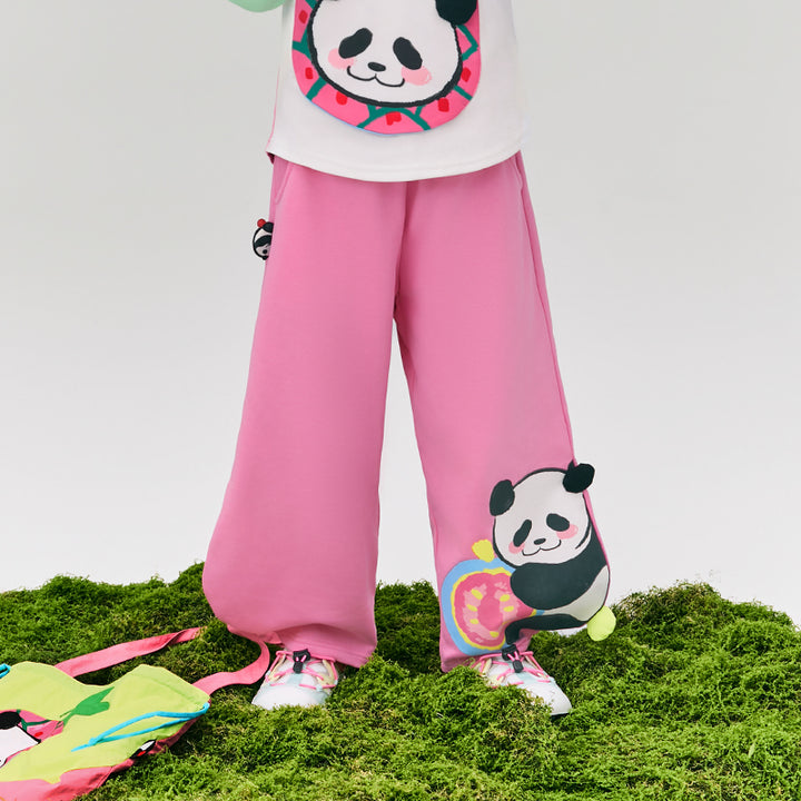 Panda & Fruit Pants 盼达果园长裤