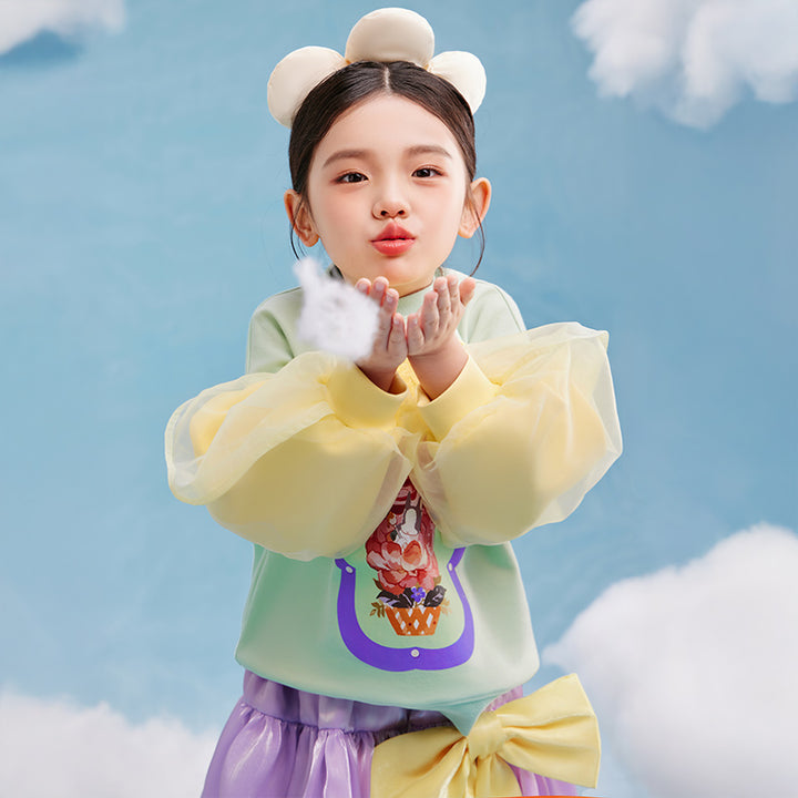 Rosie Bunny Sweat 萌耳花花卫衣