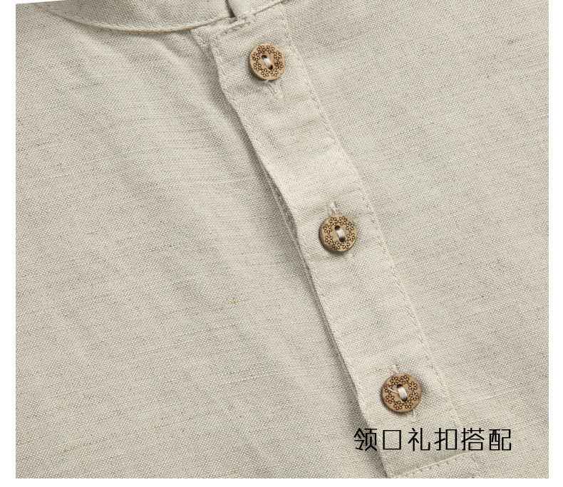 Linen Short Sleeve & Pant set