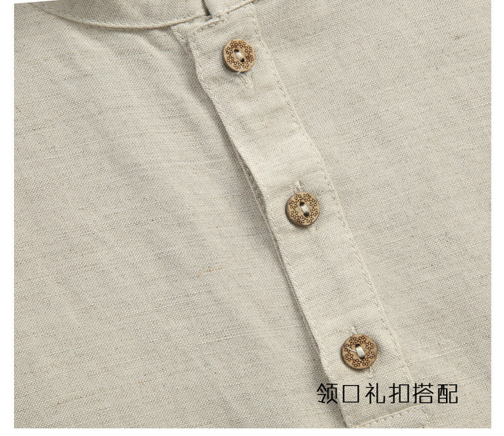 Linen Short Sleeve & Pant set