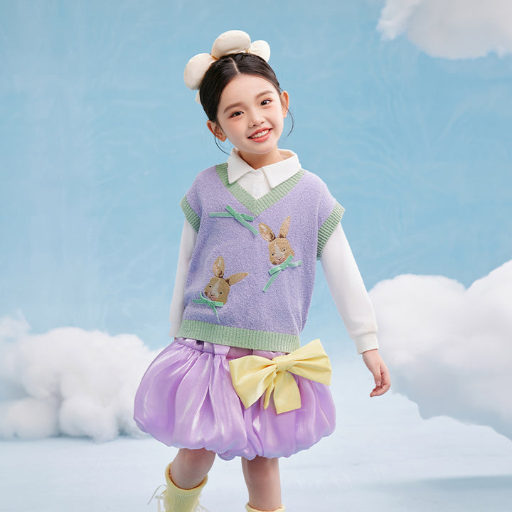 April Shimmer Bow Skirt 春日圆舞半身裙