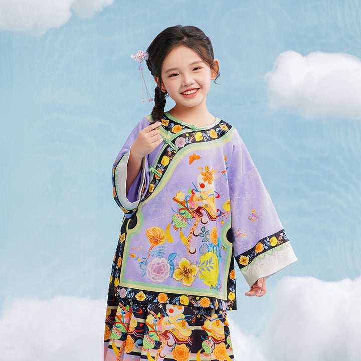 Garden of Spring Qi Jacket 有福有富旗装上衣