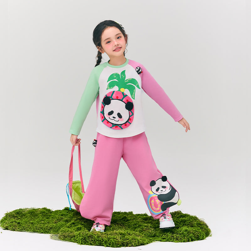 Panda & Fruit Pants 盼达果园长裤