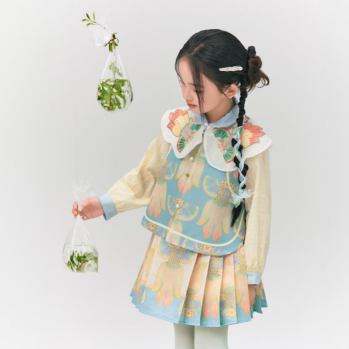 Glimmer Goldfish Vest 浮光跃金中式马甲