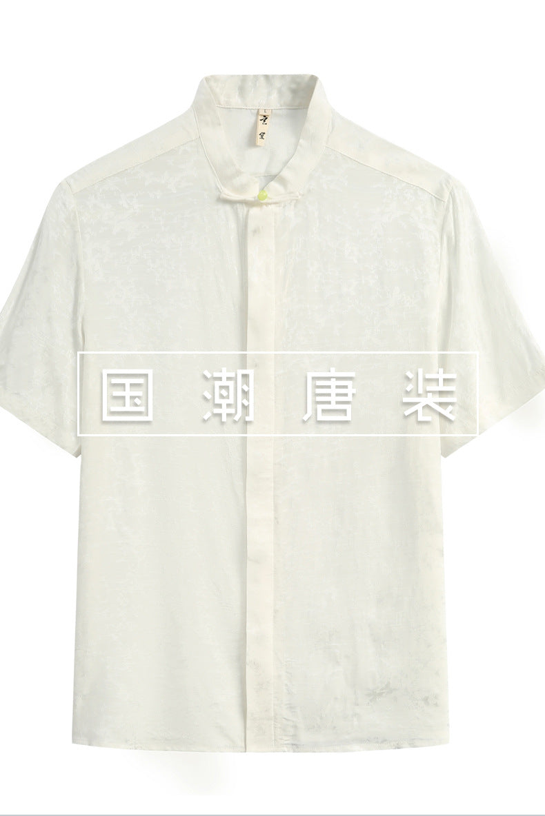 Linen Silk Short Sleeve