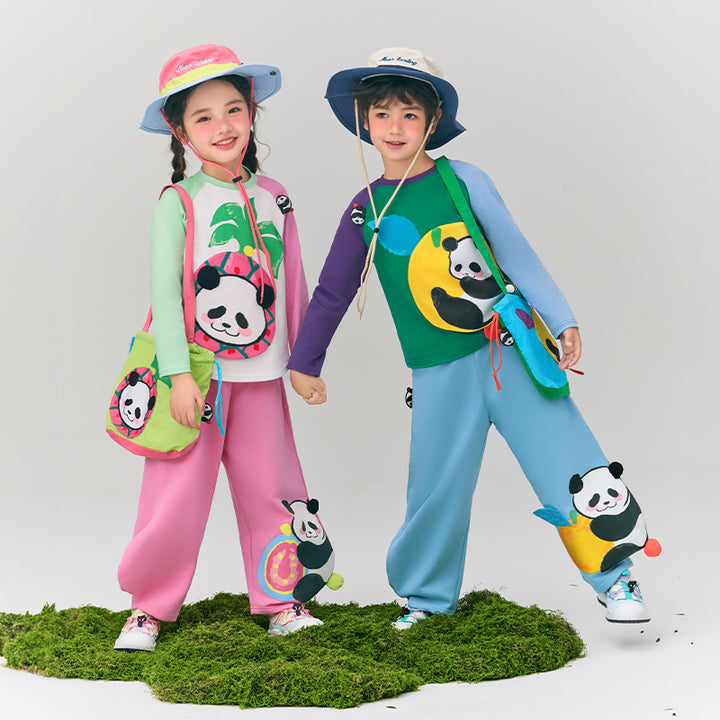 Panda & Fruit Pants 盼达果园长裤