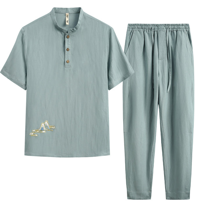 Linen Short Sleeve & Pant set