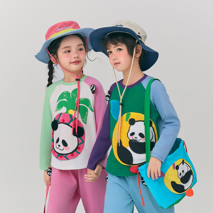 Panda & Fruit Long Sleeve T-Shirt 盼达果园长袖T恤