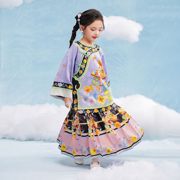 Garden of Spring Qi Jacket 有福有富旗装上衣