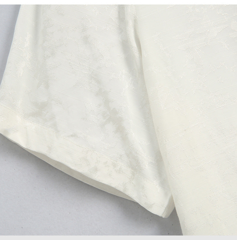 Linen Silk Short Sleeve