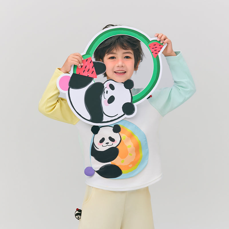 Panda & Fruit Pants 盼达果园长裤