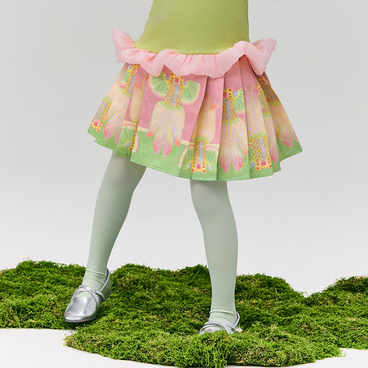 Glimmer Goldfish Pleaded Skirt 浮光跃金半裙