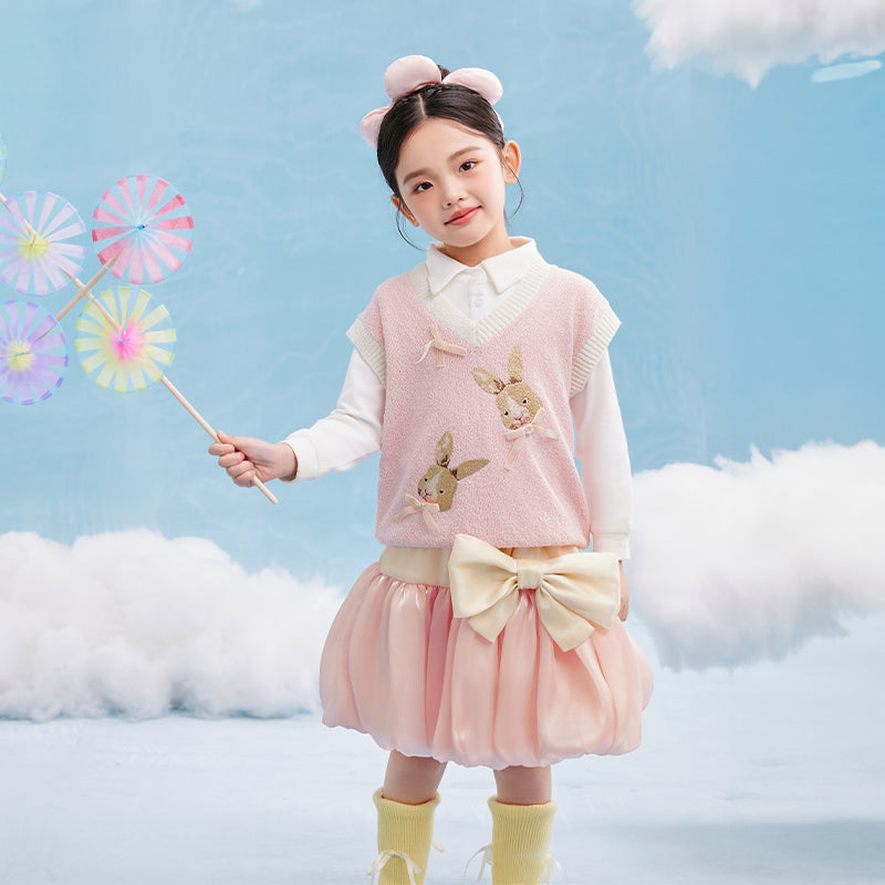 April Shimmer Bow Skirt 春日圆舞半身裙