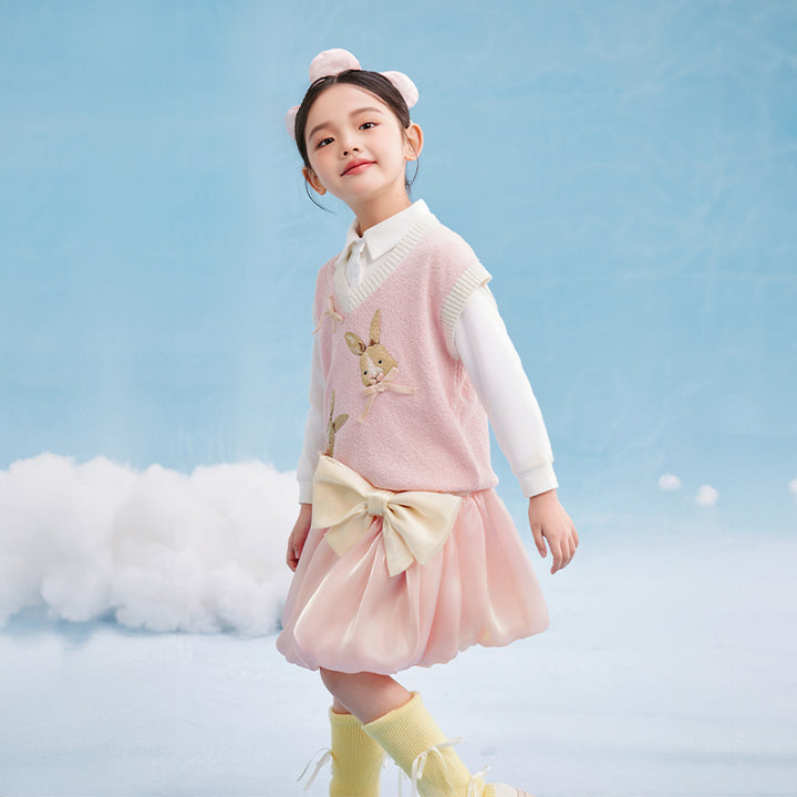 April Shimmer Bow Skirt 春日圆舞半身裙