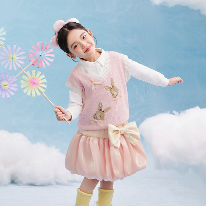 April Shimmer Bow Skirt 春日圆舞半身裙