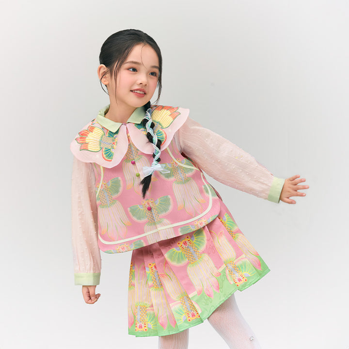 Glimmer Goldfish Vest 浮光跃金中式马甲