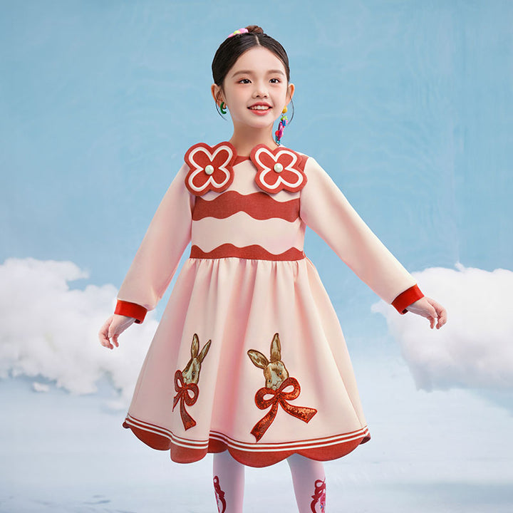 April Bunny Bow Dress 春日圆舞连衣裙