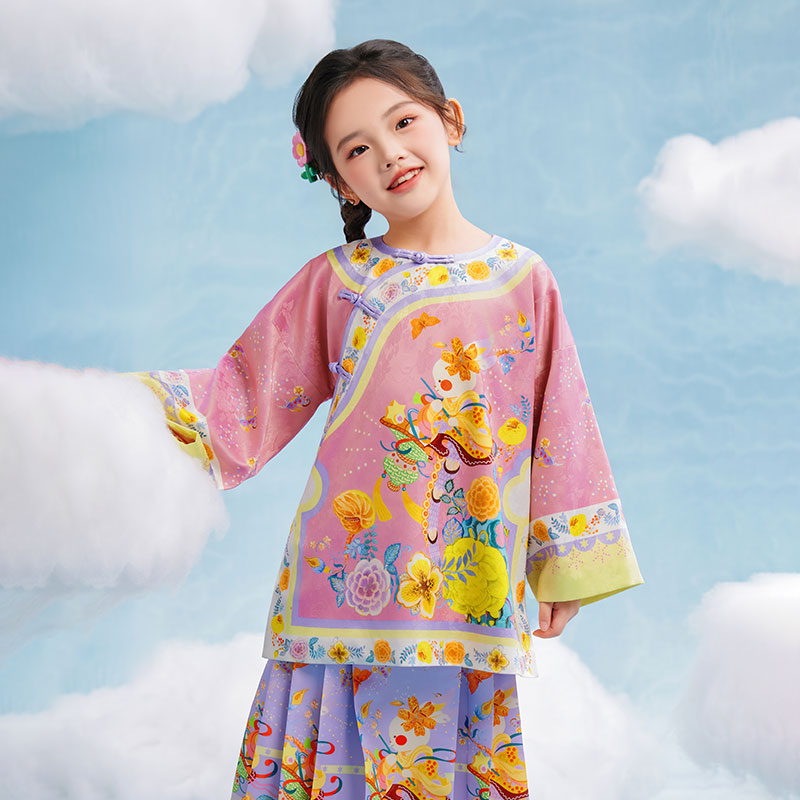 Garden of Spring Qi Jacket 有福有富旗装上衣