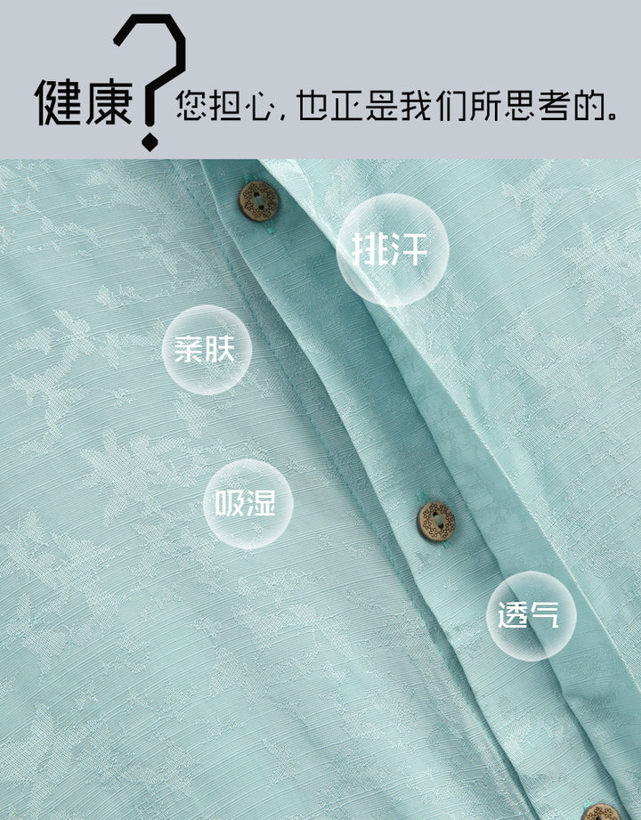 Linen Silk Short Sleeve