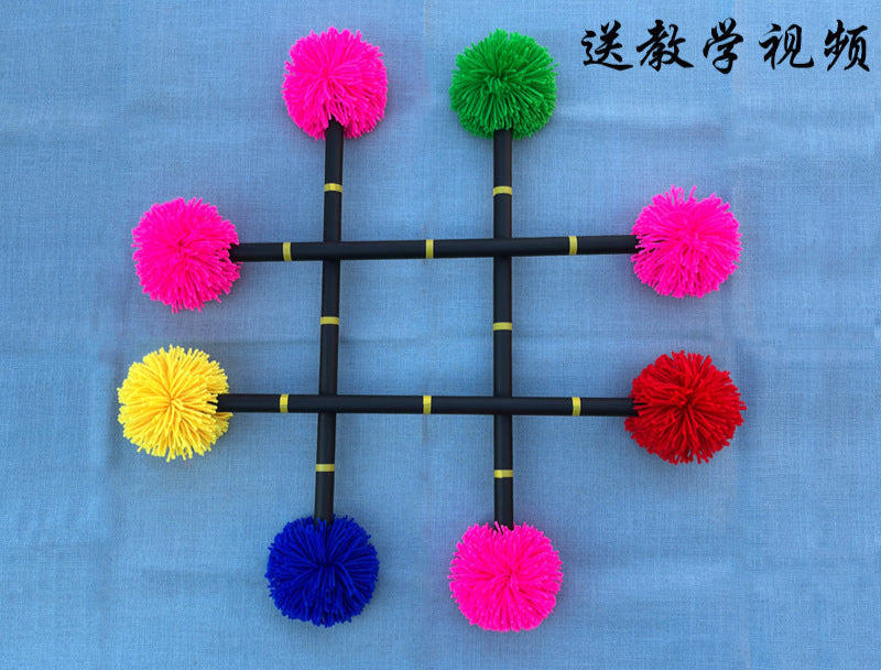 Devil's Stick with Pom Pom