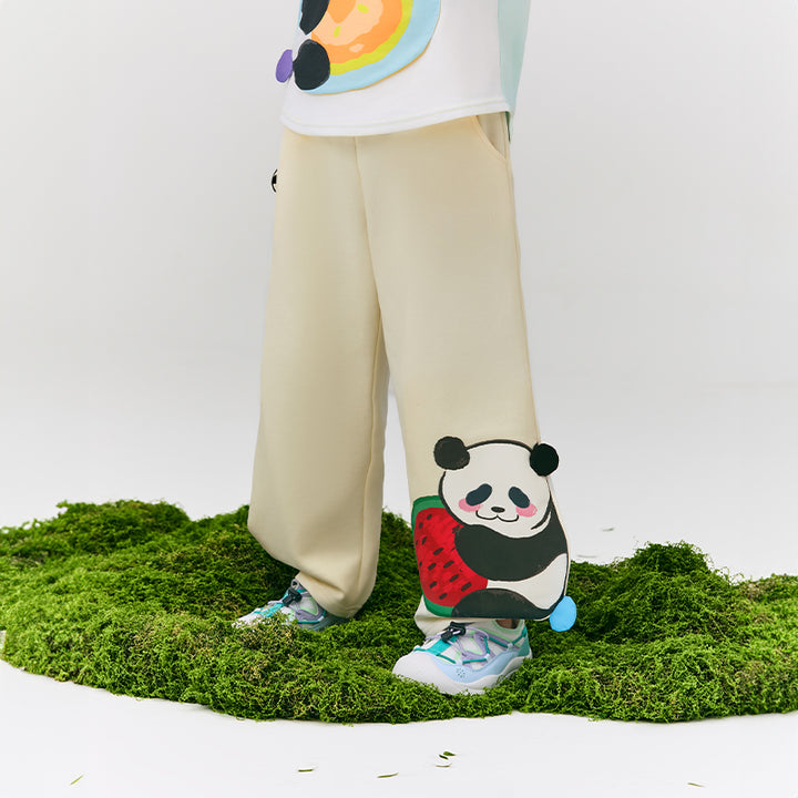 Panda & Fruit Pants 盼达果园长裤