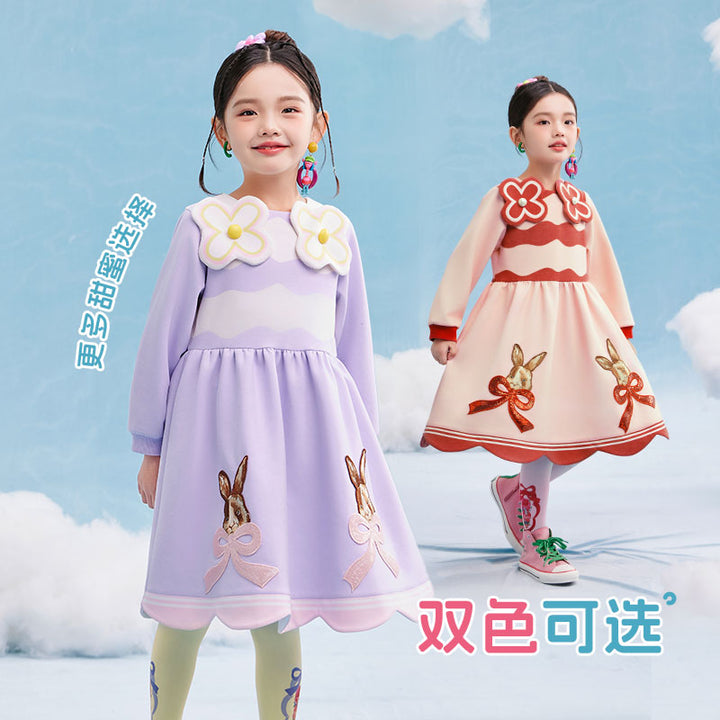 April Bunny Bow Dress 春日圆舞连衣裙