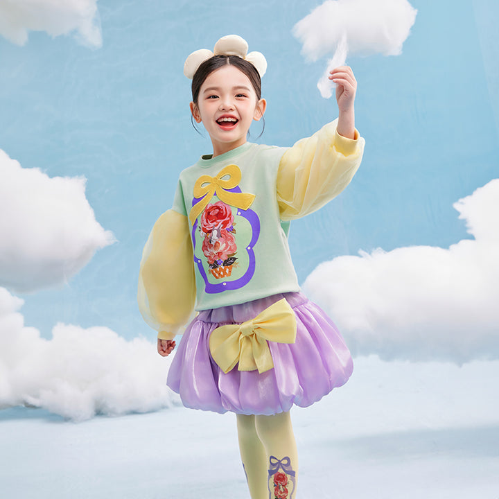 April Shimmer Bow Skirt 春日圆舞半身裙