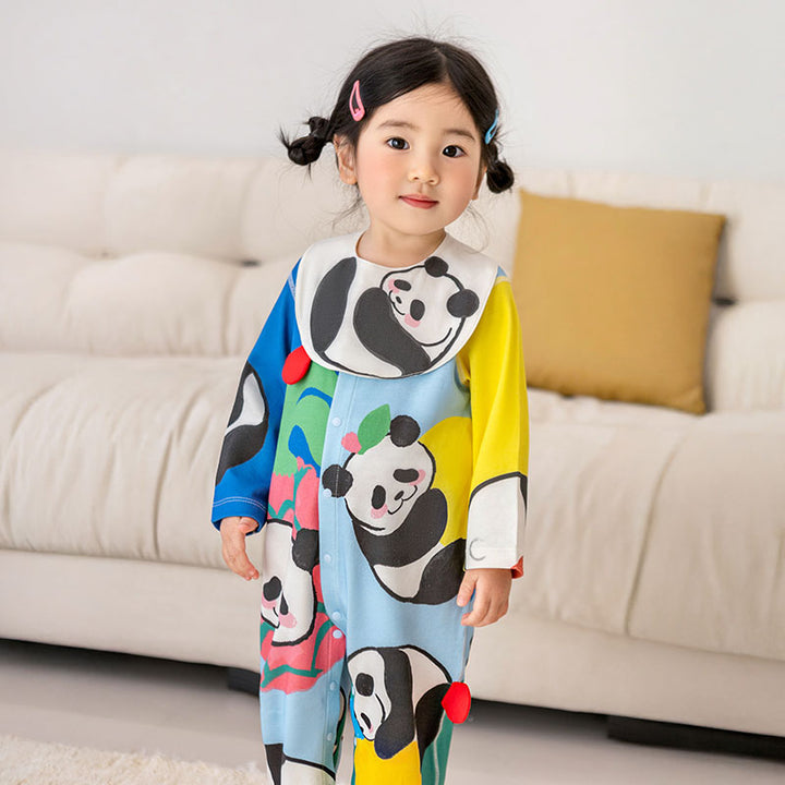 Panda & Fruit Romper 盼达果园哈衣
