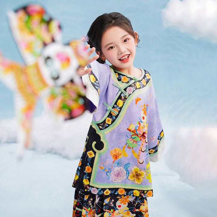 Garden of Spring Qi Jacket 有福有富旗装上衣