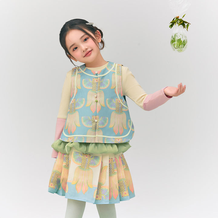 Glimmer Goldfish Vest 浮光跃金中式马甲