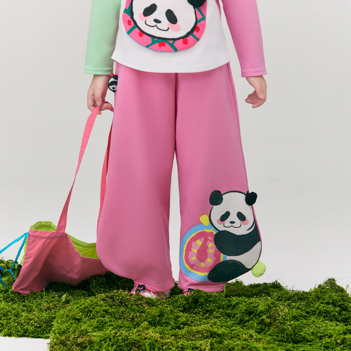 Panda & Fruit Pants 盼达果园长裤