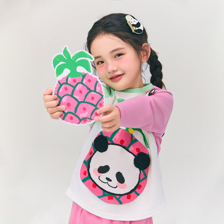 Panda & Fruit Long Sleeve T-Shirt 盼达果园长袖T恤