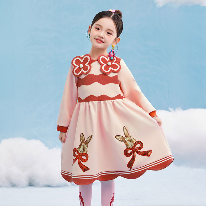 April Bunny Bow Dress 春日圆舞连衣裙