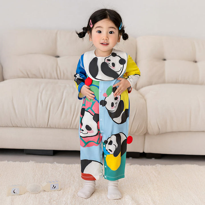 Panda & Fruit Romper 盼达果园哈衣