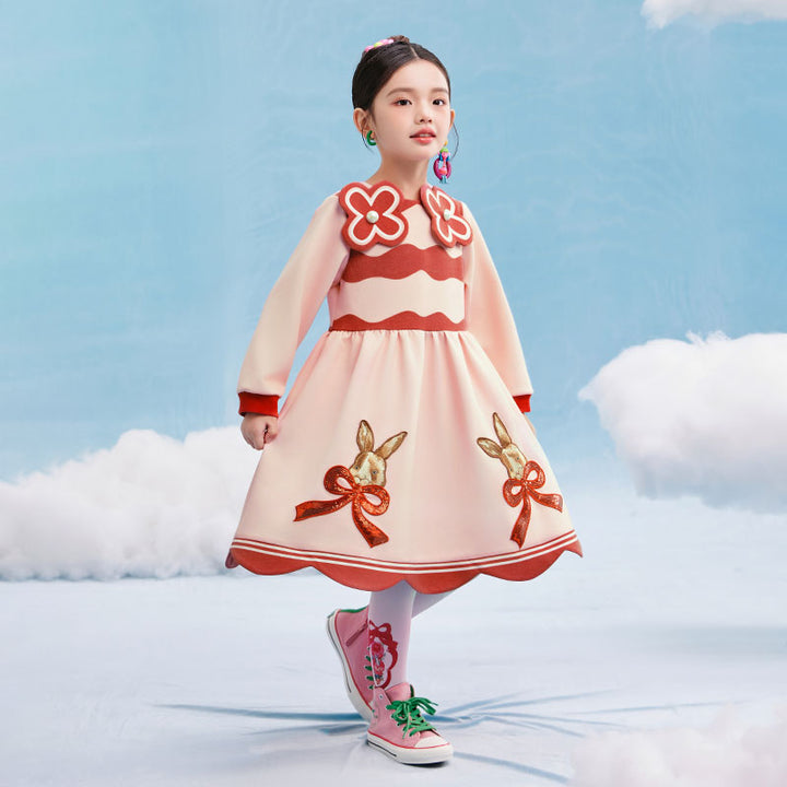 April Bunny Bow Dress 春日圆舞连衣裙