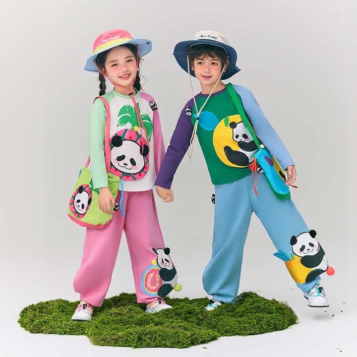 Panda & Fruit Long Sleeve T-Shirt 盼达果园长袖T恤