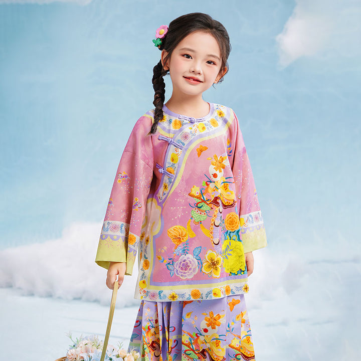 Garden of Spring Qi Jacket 有福有富旗装上衣