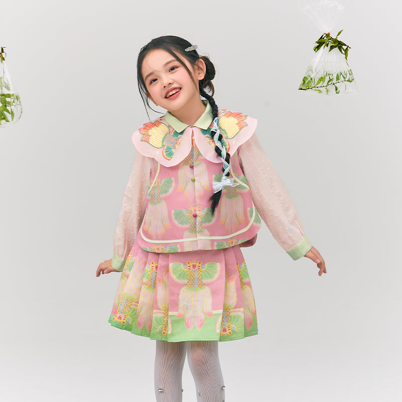 Glimmer Goldfish Pleaded Skirt 浮光跃金半裙