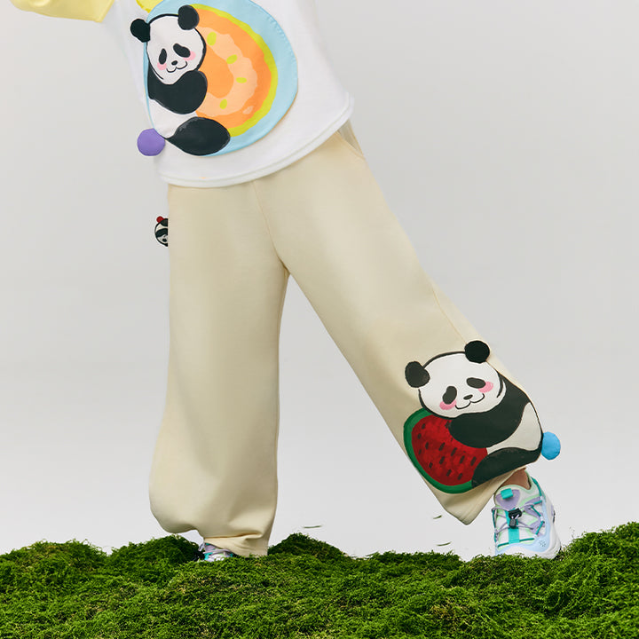 Panda & Fruit Pants 盼达果园长裤
