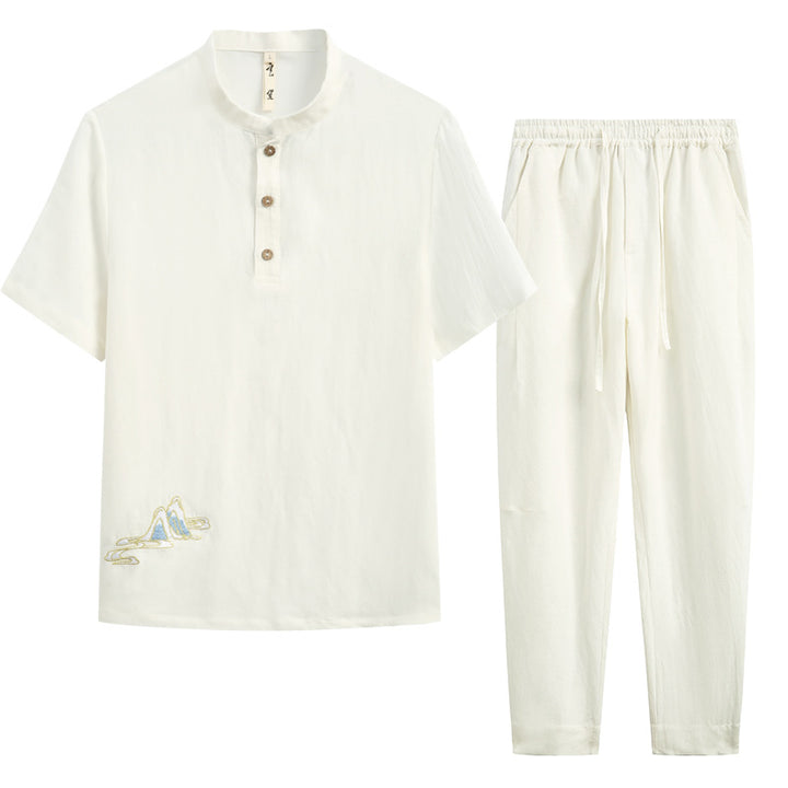 Linen Short Sleeve & Pant set