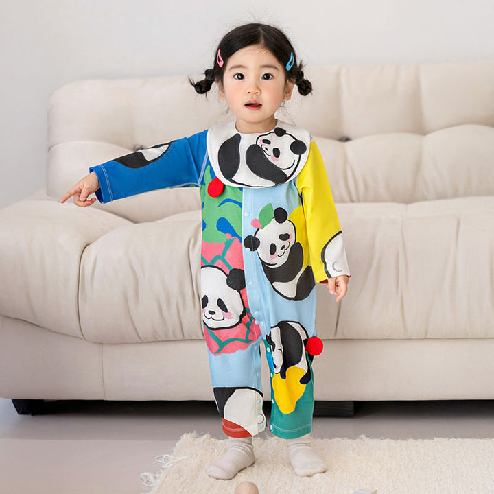 Panda & Fruit Romper 盼达果园哈衣