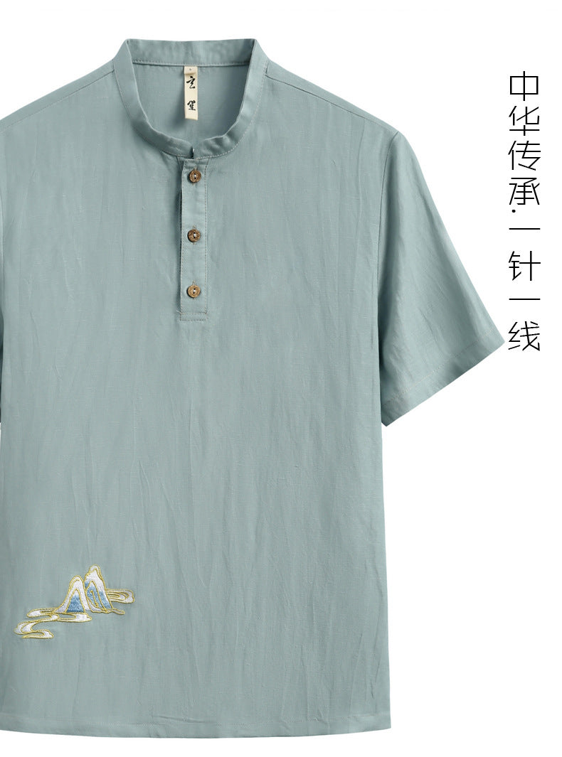 Linen Short Sleeve & Pant set