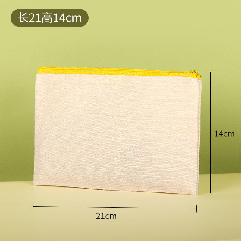 Custom Linen Zipper pouch