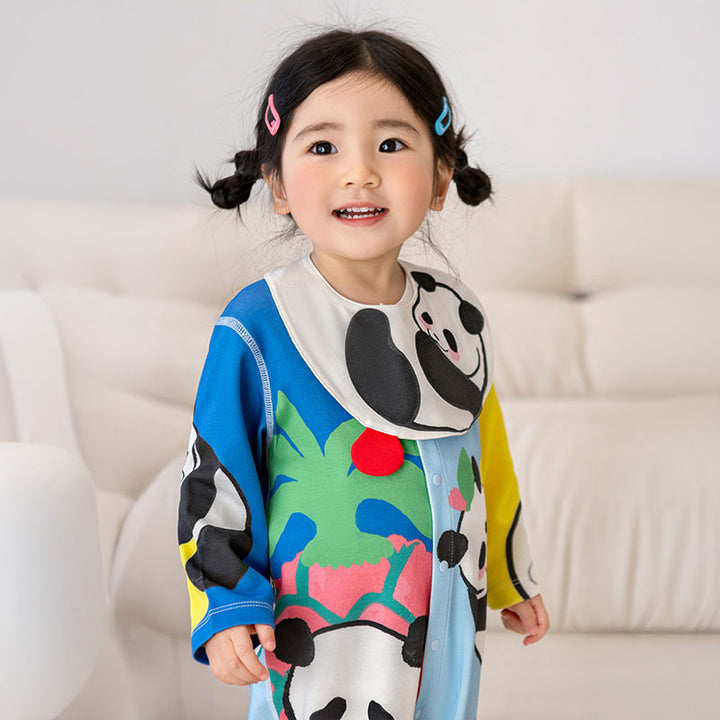 Panda & Fruit Romper 盼达果园哈衣