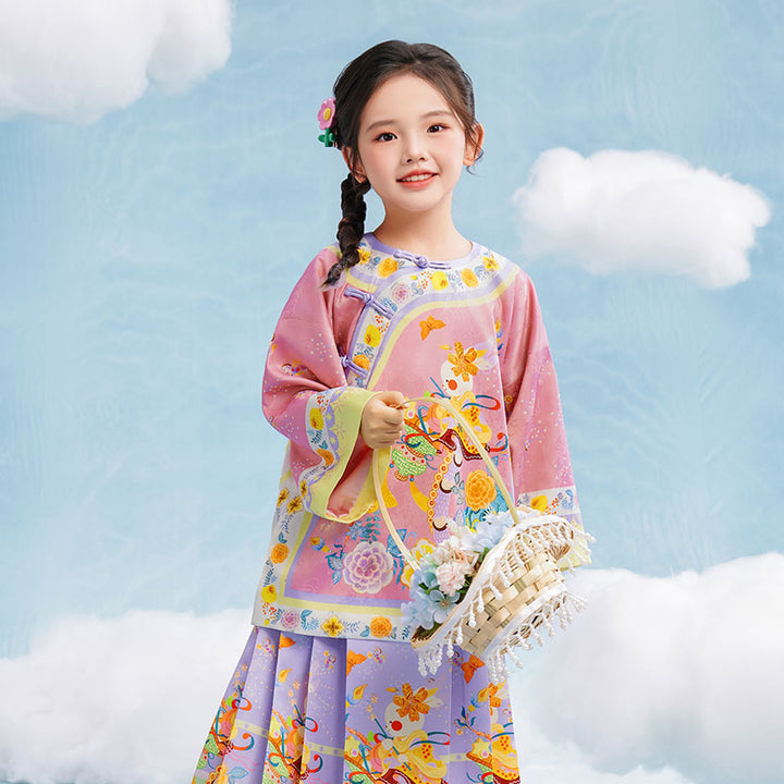 Garden of Spring Qi Jacket 有福有富旗装上衣