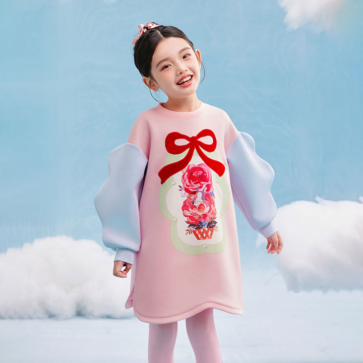 Rosie Bunny Tunic 萌耳花花连衣裙